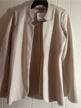 Notch Collar Long Sleeve Blazer